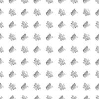 Seamless butterfly pattern. ornament with butterflies. drawn spring illustration vector