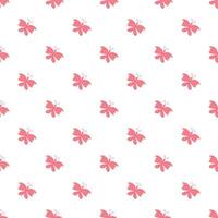 Seamless butterfly pattern. ornament with butterflies. drawn spring illustration vector