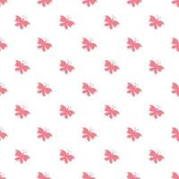 Seamless butterfly pattern. ornament with butterflies. drawn spring illustration vector