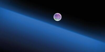 universo azul cielo Luna globo vector para antecedentes diseño.