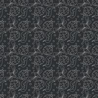 Seamless pattern with ladybugs. Summer ladybugs background vector