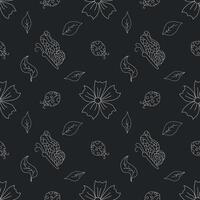 Spring floral pattern. Seamless pattern with flowers vector