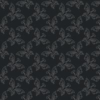 Seamless butterfly pattern. ornament with butterflies. drawn spring illustration vector