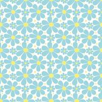 Spring floral pattern. Seamless pattern with flowers vector