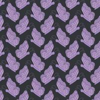 Seamless butterfly pattern. ornament with butterflies. drawn spring illustration vector