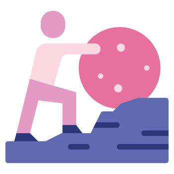 Resilience Icon Illustration for web, app, infographic, etc vector