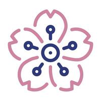 Blossom Icon Illustration for web, app, infographic, etc vector