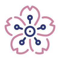 Blossom Icon Illustration for web, app, infographic, etc vector