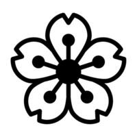 Blossom Icon Illustration for web, app, infographic, etc vector