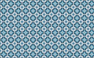 Vector ethnic design simple geometric floral shape seamless pattern background