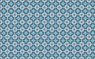 Vector ethnic design simple geometric floral shape seamless pattern background