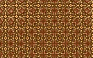 A patterned background with a lot of detail. The pattern is brown and gold. The background is a solid color vector