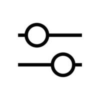 Vector of Filter Icon. Filter Logo. Isolated on White Background.