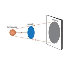 shadow of object vector