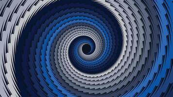 Abstarct spiral round vortex style creative data center background in dark blue color. This minimalist background can be used as a banner or wallpaper.It also can be presented as urgency. vector