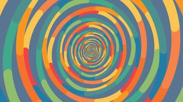 Abstract spiral dotted vortex style urgency background. vector