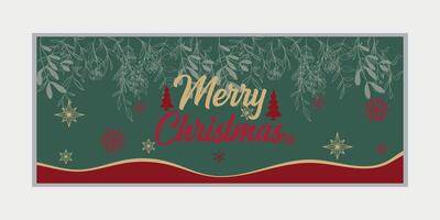 merry christmas banner set and happy new year banner, social media cover and web banner,Merry Christmas design for greeting card, vector