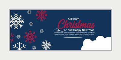 merry christmas banner set and happy new year banner, social media cover and web banner,Merry Christmas design for greeting card, vector