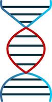 Dna Flat Gradient  Icon vector