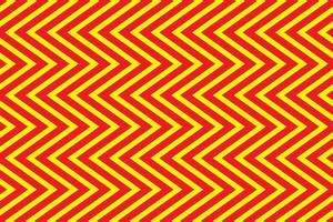 modern simple abstract red color vertical line zig zag pattern on yellow color background vector