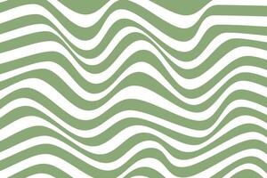 abstract olive color geometric creative horizontal line wavy pattern vector