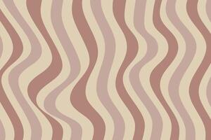 abstract lite and dark brown color geometric creative vertical line wavy pattern vector