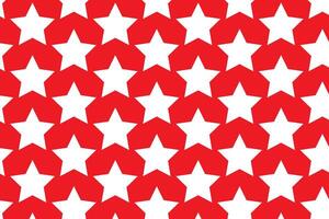 a red and white pattern with white stars on it a red background with white dots and dots vector