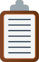 Clipboard Flat Gradient  Icon vector