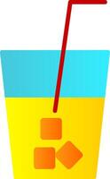 Drink Flat Gradient  Icon vector