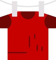 Drying Flat Gradient  Icon vector