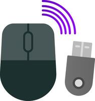 Wireless Mouse Flat Gradient  Icon vector