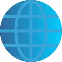 World Flat Gradient  Icon vector