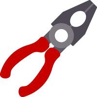 Pliers Flat Flat Gradient  Icon vector