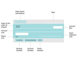 componente de cheque o cheque elementos vector