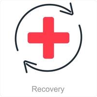 Recovery and progress icon concept vector