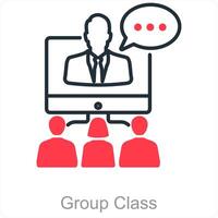 Group Class and team icon concept vector