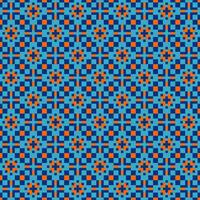 Abstract Islamic Geometric Pattern Pixel Design vector