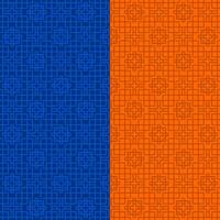 Abstract Islamic Geometric Stroke Pattern Design vector