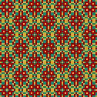 Abstract Islamic Geometric Pattern Pixel Design vector