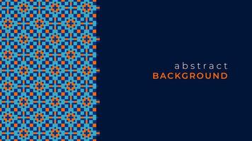 Abstract Islamic Geometric Pattern Pixel Design vector