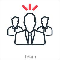 Team and unity icon concept vector