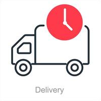 Delivery and rapid icon concept vector