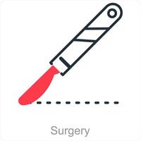 Surgery and operation icon concept vector