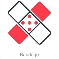 Bandage and medical icon concept vector