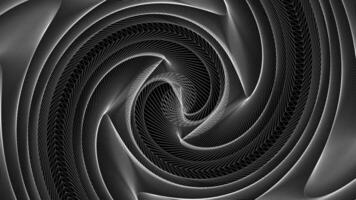 trogen abstrakt lysande virvlande vågor av magisk energi. teknologisk spiral. abstrakt bakgrund. sömlös slinga. video i hög kvalitet 4k