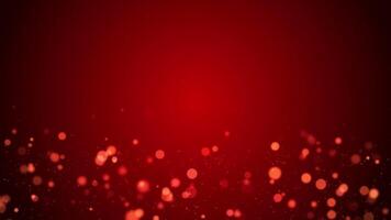 4k Abstract bokeh background loop with light particles on a dark background.  animation footage with light leak effect. Looping 3D animation. elegant video background for the holiday.