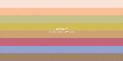 Abstract pastel colors strips horizontal with rough texture background vector illustration.