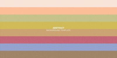 Abstract pastel colors strips horizontal with rough texture background vector illustration.