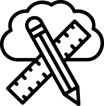 Cloud  icon symbol vector image. Illustration of the hosting storage design image
