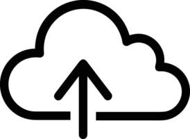 Cloud  icon symbol vector image. Illustration of the hosting storage design image